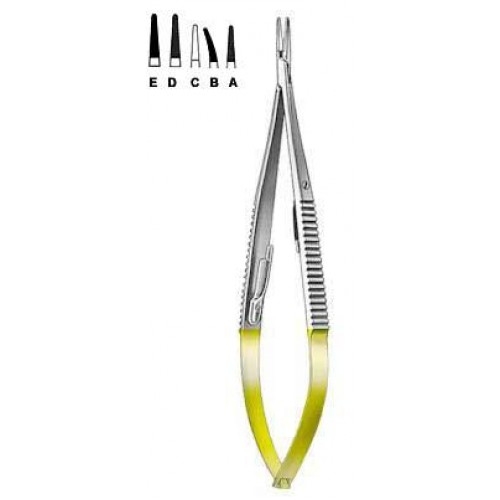 Castroviejo Needle Holder T.C. 13cm, (5") 